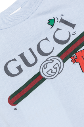 Gucci Kids Conjunto para bebé: peleles y sombrero