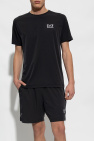 EA7 Emporio Armani BLACK Training T-shirt and shorts set