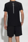 EA7 Emporio Armani BLACK Training T-shirt and shorts set