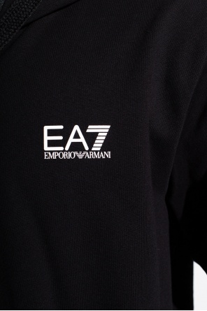 Emporio Armani джемпер вязки интарсия с логотипом Hoodie & sweatpants set