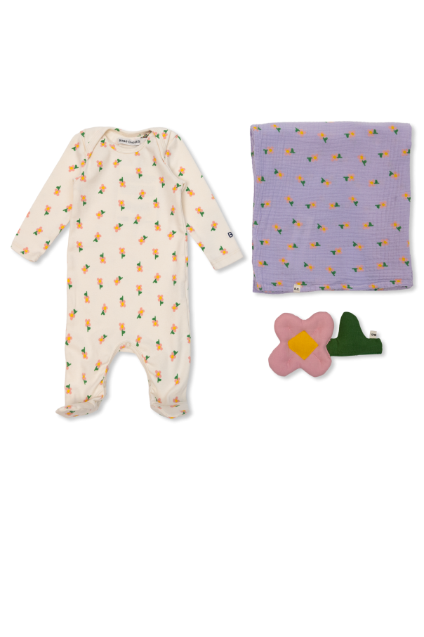 Bobo Choses Set: blanket, onesie, and toy