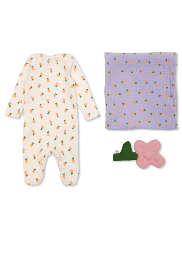 Bobo Choses Set: blanket, onesie, and toy