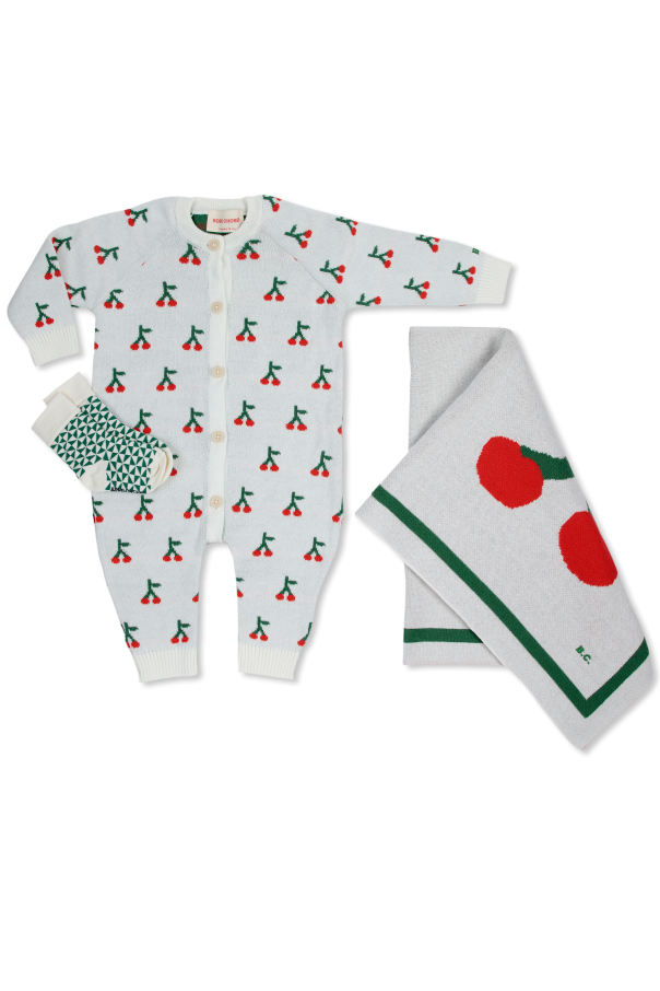 Bobo Choses Set: blanket, jumpsuit and socks