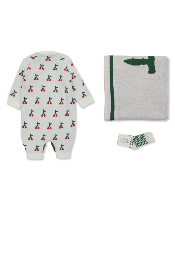 Bobo Choses Set: blanket, jumpsuit and socks