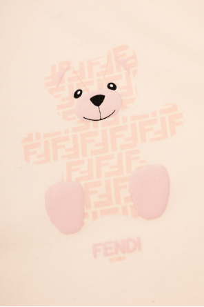 Fendi Kids Set: cap, long-sleeved t-shirt and trousers