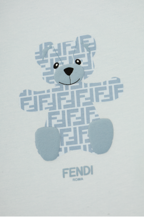 Fendi Kids Set: cap, long-sleeve t-shirt, and trousers