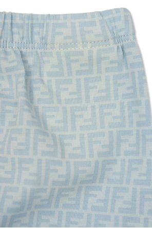 Fendi Kids Set: cap, long-sleeve t-shirt, and trousers