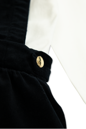 Chloé Kids Velvet dress with top