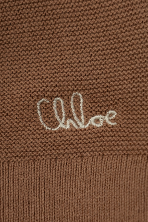 Chloé Kids Baby set: sleepsuit and hat