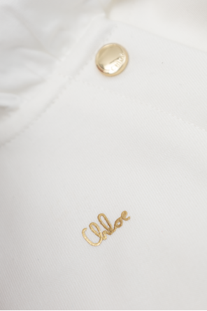 Chloé Kids Conjunto para bebé: pelele, gorro y babero