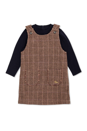 Set: Wool Dress and Long-Sleeved Top