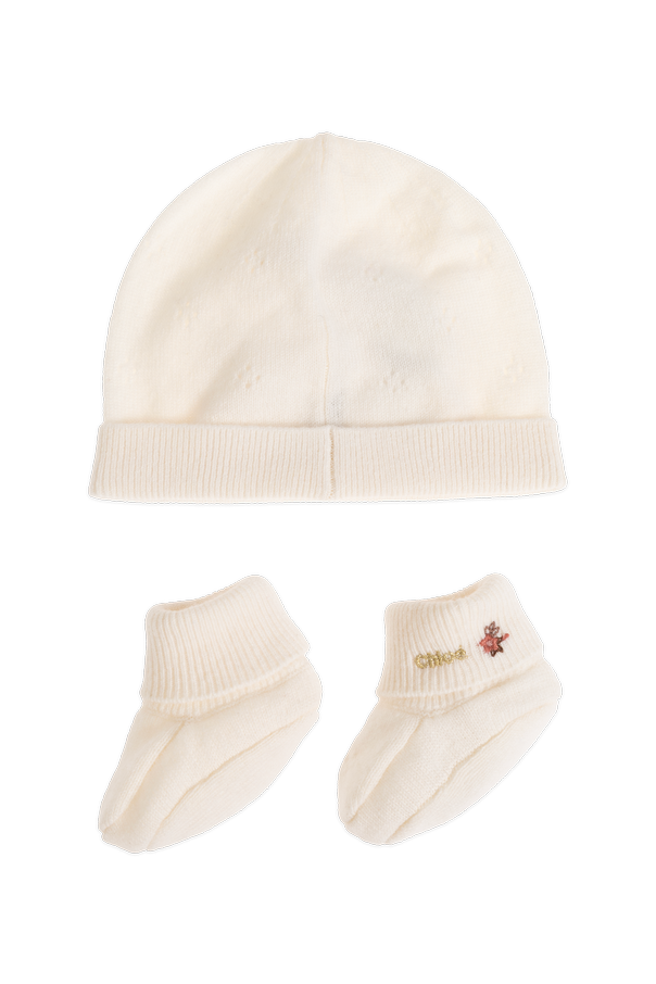 Chloé Kids Conjunto para bebé: gorro e meias