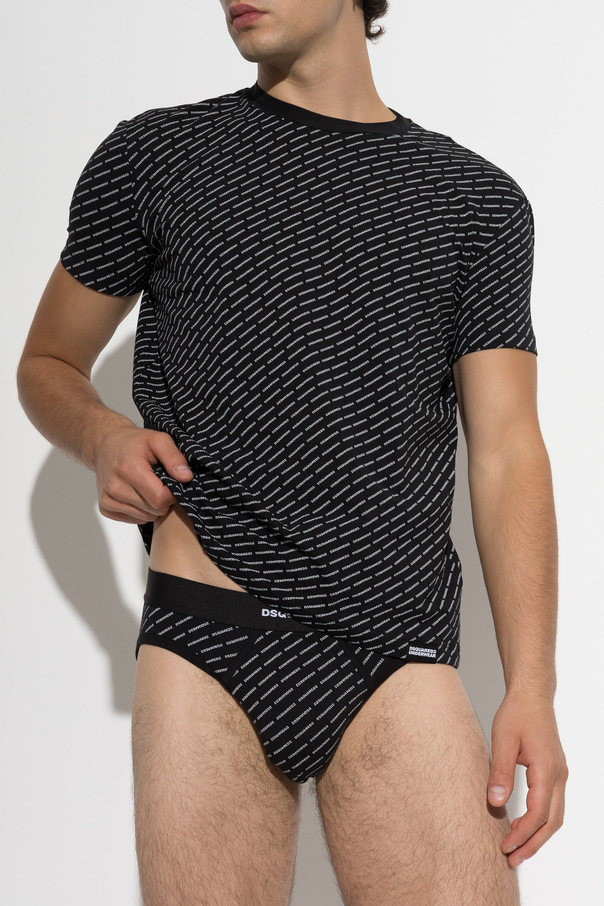 Dsquared2 Komplet bieliźniany: slipy, t-shirt