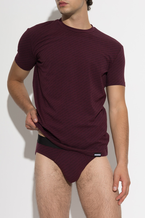 Dsquared2 Komplet bieliźniany: slipy, t-shirt