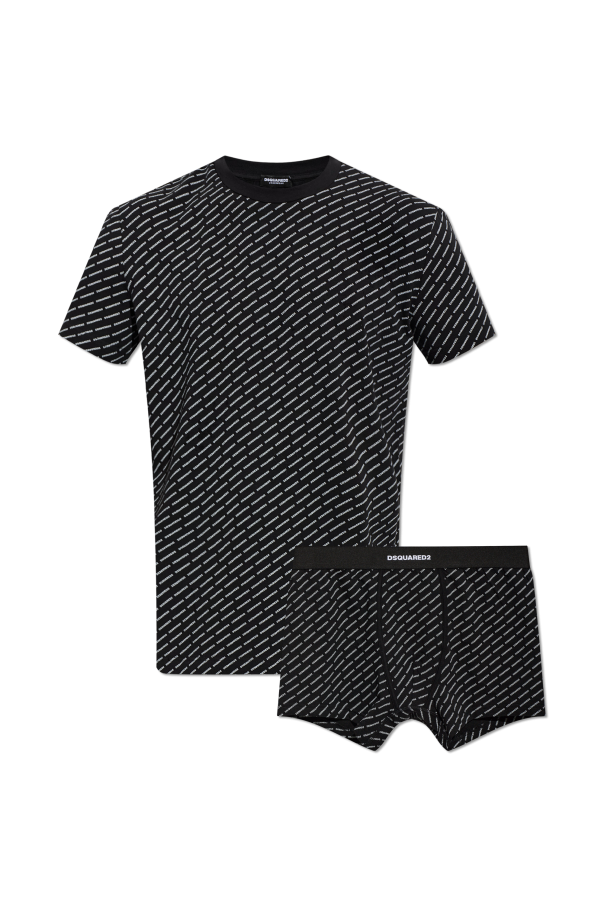Set from the 'Underwear' line: t-shirt and boxers od Dsquared2