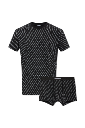 Set de la línea "Underwear": camiseta y bóxers