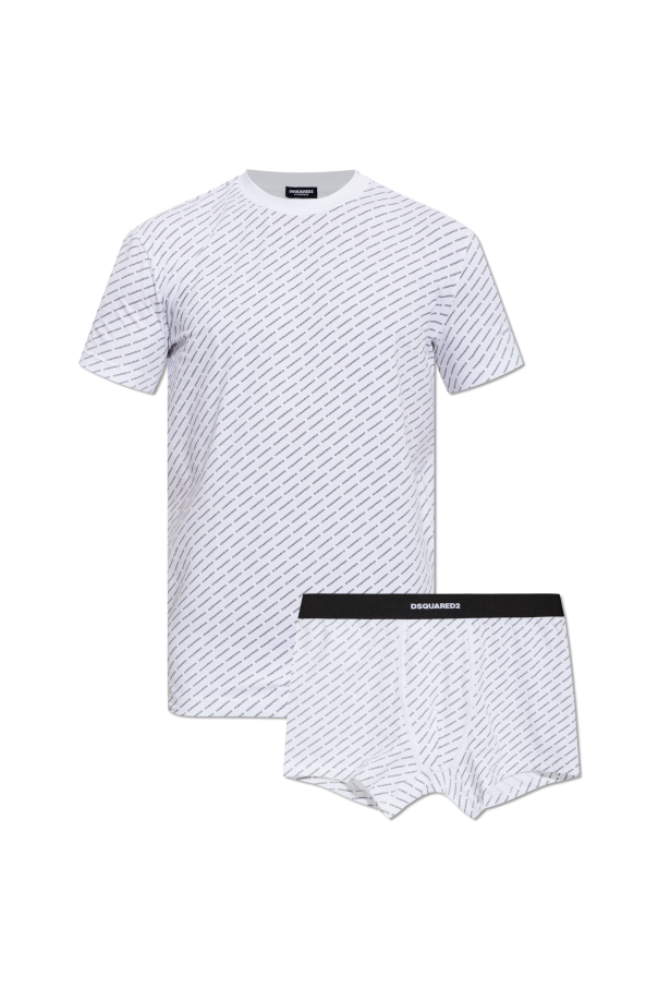 Set from the 'Underwear' line: t-shirt and boxer shorts od Dsquared2