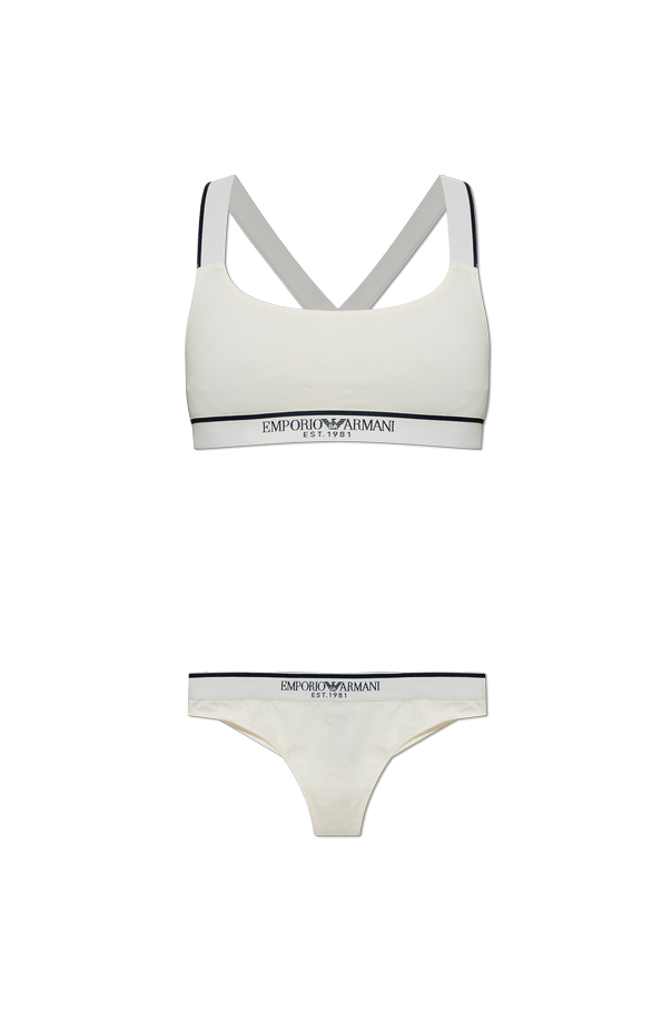 Lingerie set: top and briefs od Emporio Armani