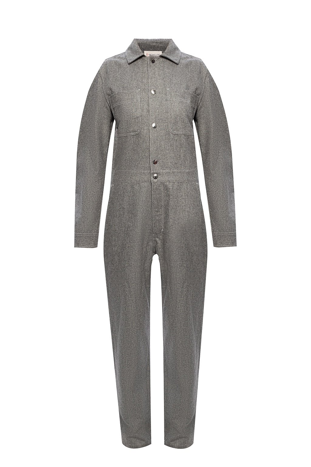 Moncler 'O' Wool jumpsuit with logo