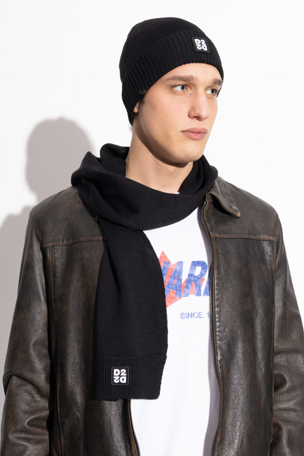 Dsquared2 Set: hat and scarf