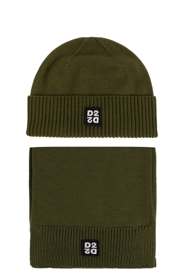 Set: hat and scarf od Dsquared2