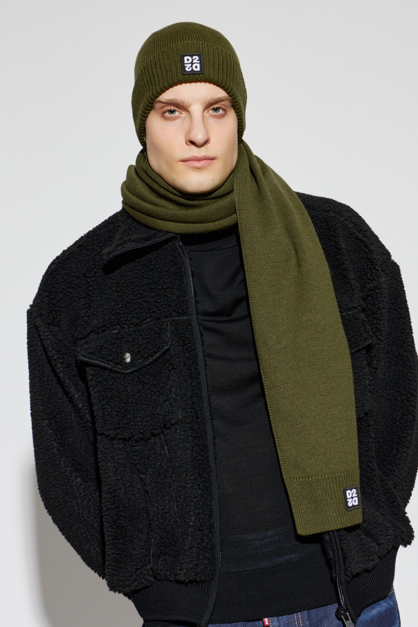 Dsquared2 Komplet: czapka i szal
