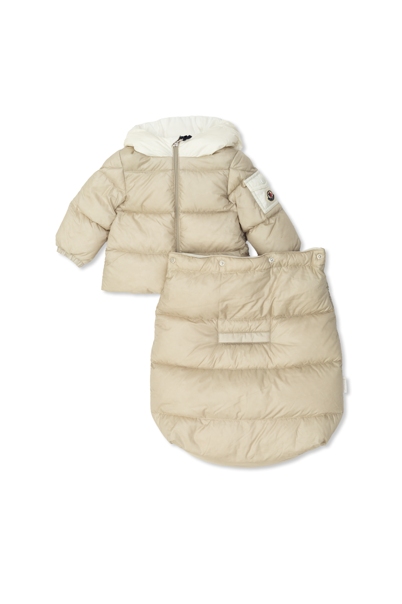 Moncler Enfant Moncler Enfant jacket with detachable leg sleeping bag