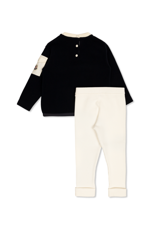 Moncler Enfant Komplet: bluza i spodnie