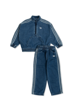 Denim set: sweatshirt and pants