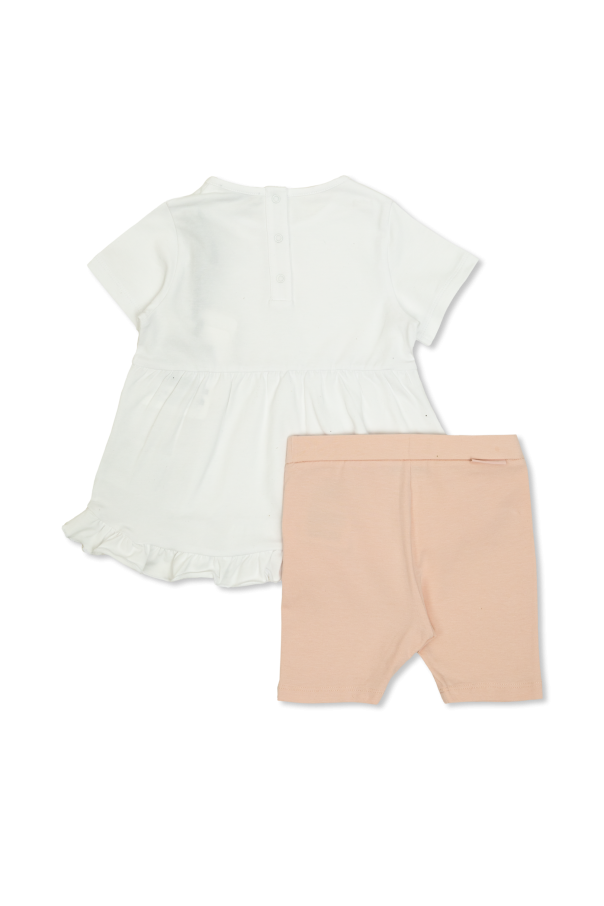 Moncler Enfant Set: Top and short leggings