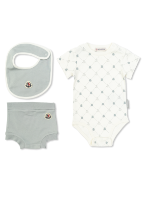 Set: Bodysuit, rompers and bib