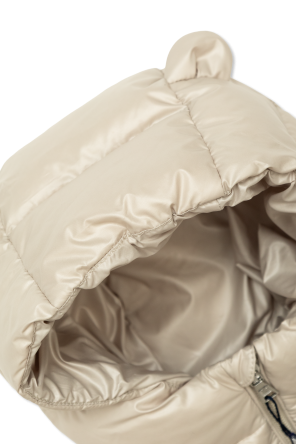 Moncler Enfant Down set: jacket and suspenders pants