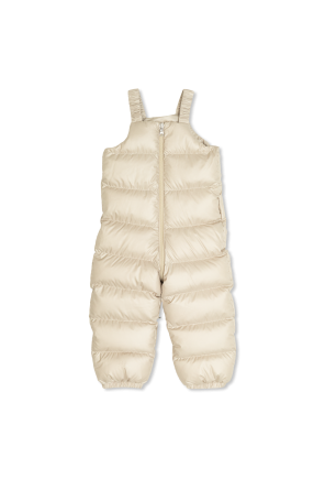 Moncler Enfant Down set: jacket and suspenders pants