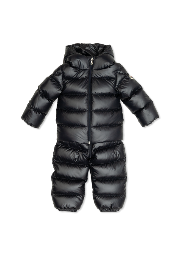 Quilted set: jacket and bib trousers od Moncler Enfant