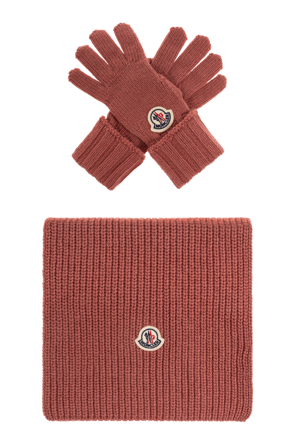 set: scarf and gloves od Moncler Enfant
