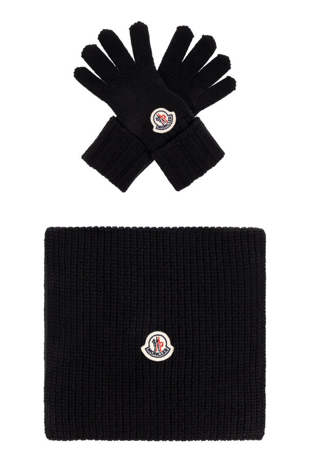Set: scarf and gloves od Moncler Enfant