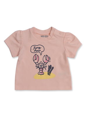 Kenzo Kids Two crew neck shirt footwear-accessories with short sleeves