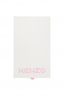 Kenzo Kids velvet-effect logo-embroidered cap Rosa