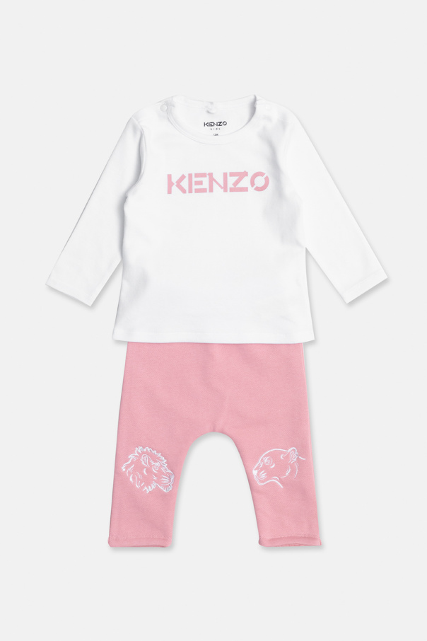 Kenzo Kids Long-sleeved T-shirt & trousers set