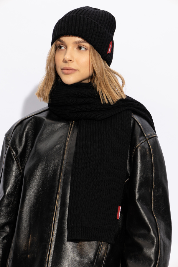 Dsquared2 Set: hat with scarf