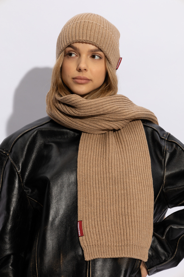 Dsquared2 Set: hat with scarf