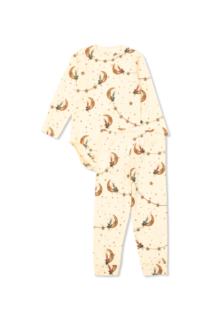 Pijama de dos piezas: top y pantalón