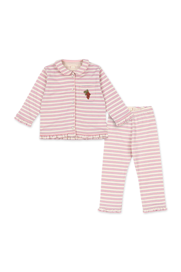Two-piece pajamas with striped pattern od Konges Sløjd