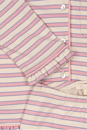 Konges Sløjd Zweiteiliger Pyjama mit Streifenmuster