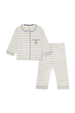 Zweiteiliger Pyjama mit Streifenmuster