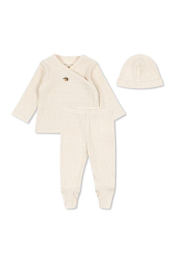 Newborn set ‘Take Me Home’: t-shirt, hat, trousers od Konges Sløjd