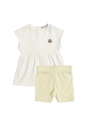 Conjunto: top, leggings cortos