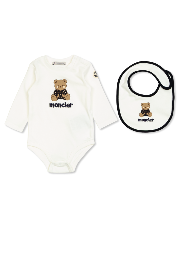 Set: bodysuit, bib od Moncler Enfant