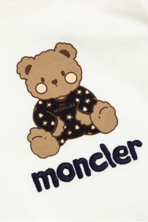 Moncler Enfant Set: bodysuit, bib