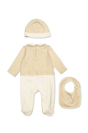 Dolce & Gabbana Kids Set de bebé: enterizo, gorro y babero